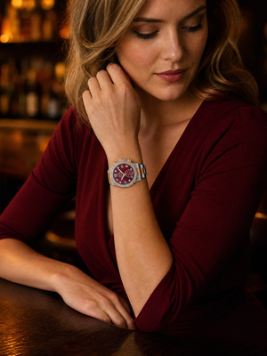 Jaguar J981-3 ladies' watch — worn on the wrist