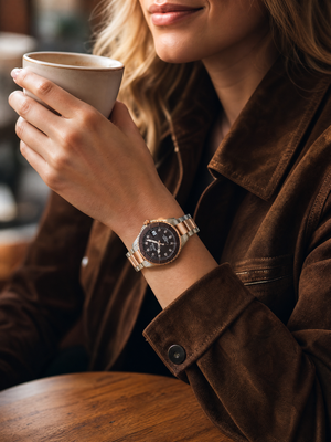 Jaguar J871-2 ladies' watch — worn on the wrist