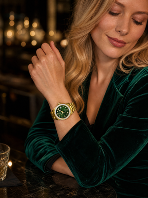 Jaguar J895-2 ladies' watch — worn on the wrist