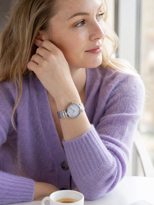 Seiko SRZ553P1 ladies' watch — worn on the wrist